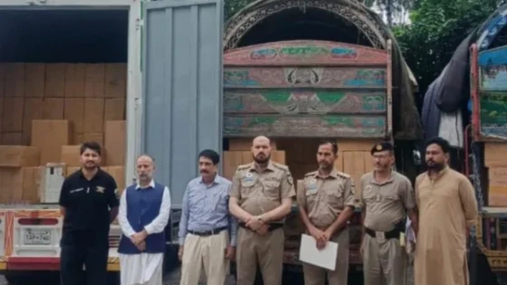 کروڑوں مالیت کی نان کسٹم پیڈ سگریٹ سے لدے 11 ٹرک پکڑے گئے