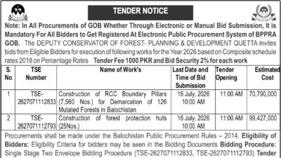 DPRQ45Tender Notice