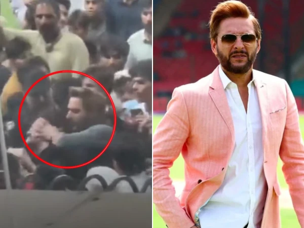 شاہد آفریدی کی مداح کو دھکا دینے کی ویڈیو وائرل، سوشل میڈیا پر نئی بحث چھڑ گئی