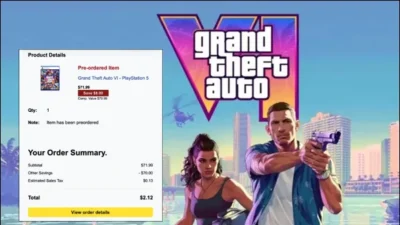 گیمر نے 80 ڈالر کا GTA 6 پری آرڈر میں صرف 2 ڈالر میں خرید لیا