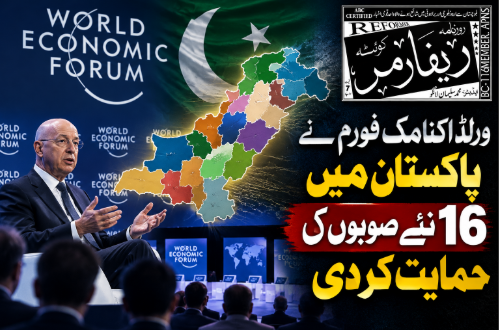 ورلڈ اکنامک فورم نے پاکستان میں 16 نئے صوبوں کی حمایت کر دی