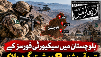 بلوچستان میں سیکیورٹی فورسز کے تین آپریشنز، 8 دہشت گرد ہلاک
